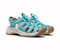 Tazz-Sport - KEEN Astoria West Leather Sandal Porcelain/Blue Glass