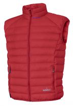 Péřová vesta Warmpeace Drake red | L, XL
